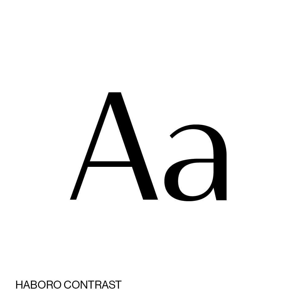 Tipografia principale brand identity Sitres