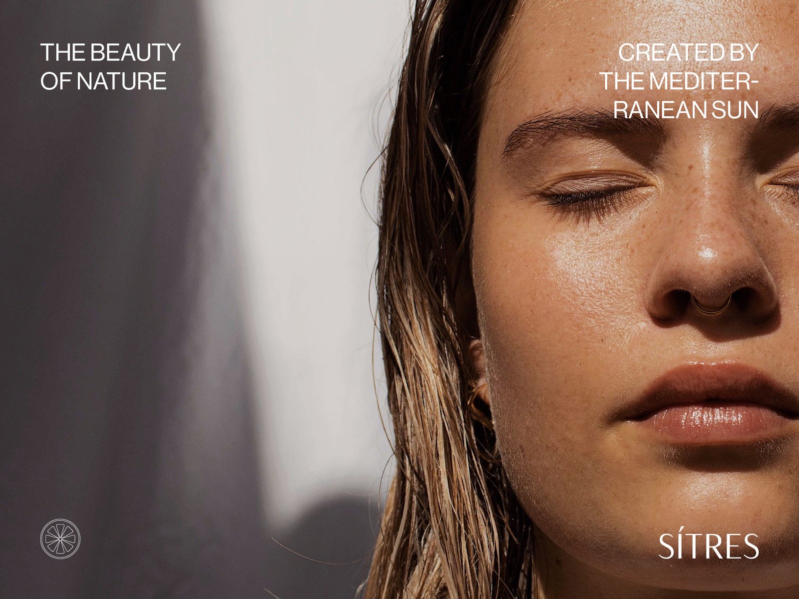 Cover design brand identity Sitres - cosmetica naturale